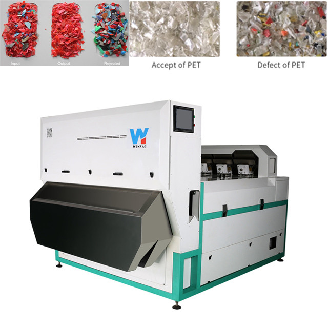 Δύο στρώμα 4 Hdpe ABS PVC pe υδατοπτώσεων αυτόματη Ldpe πλαστική μηχανή διαλογέων χρώματος