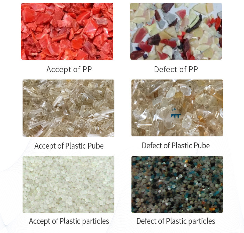 Δύο στρώμα 4 Hdpe ABS PVC pe υδατοπτώσεων αυτόματη Ldpe πλαστική μηχανή διαλογέων χρώματος