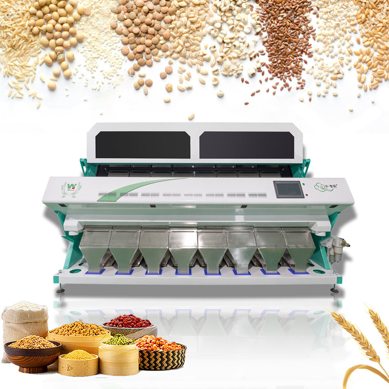 Ζεστό νέο 8 Chute CCD Color Sorter Καλύτερη πώληση Σωλήνιο Color Sorting Machine για το ρύζι Χρώμα Sorting
