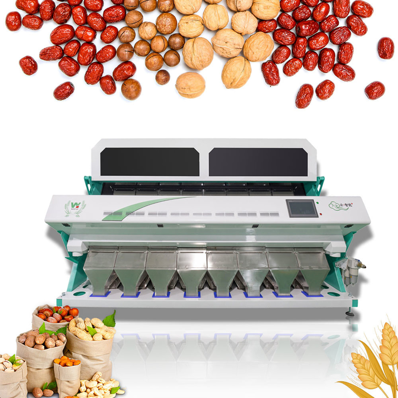 Ζεστό νέο 8 Chute CCD Color Sorter Καλύτερη πώληση Σωλήνιο Color Sorting Machine για το ρύζι Χρώμα Sorting