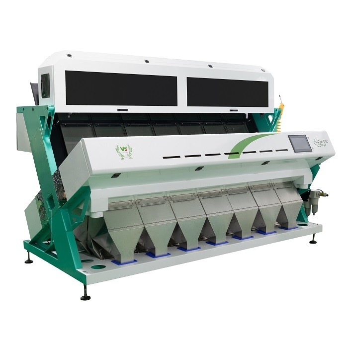 Wenyao CCD RGB Cashew Nut Colour Intelligent Sorting Machine για την ταξινόμηση σιτηρών με απόδοση 5-8 τόνων/ώρα