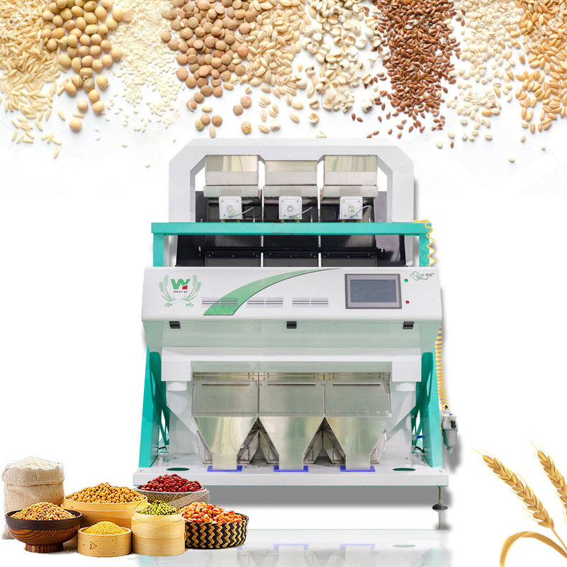Μηχανή διαλογής χρώματος κόκκων 1 - 4t/h