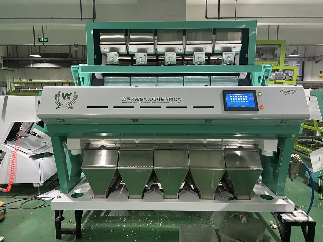 Υψηλής αποτελεσματικότητας 220V / 50HZ Μηχανή διαλογής χρώματος ρυζιού για ακριβή διαλογή παραθεματισμένου ρυζιού