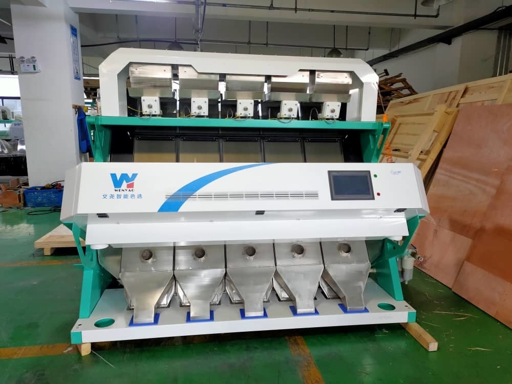 Η Αμερική Intelligent Chip WYCS5-320 Wheat Color Sorter 0,6-2,5 τόνους/ώρα Μηχανή διαλογής