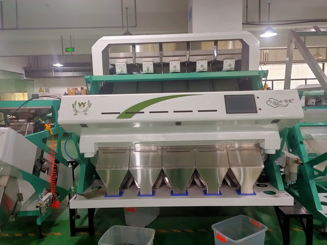 Η Αμερική Intelligent Chip WYCS5-320 Wheat Color Sorter 0,6-2,5 τόνους/ώρα Μηχανή διαλογής