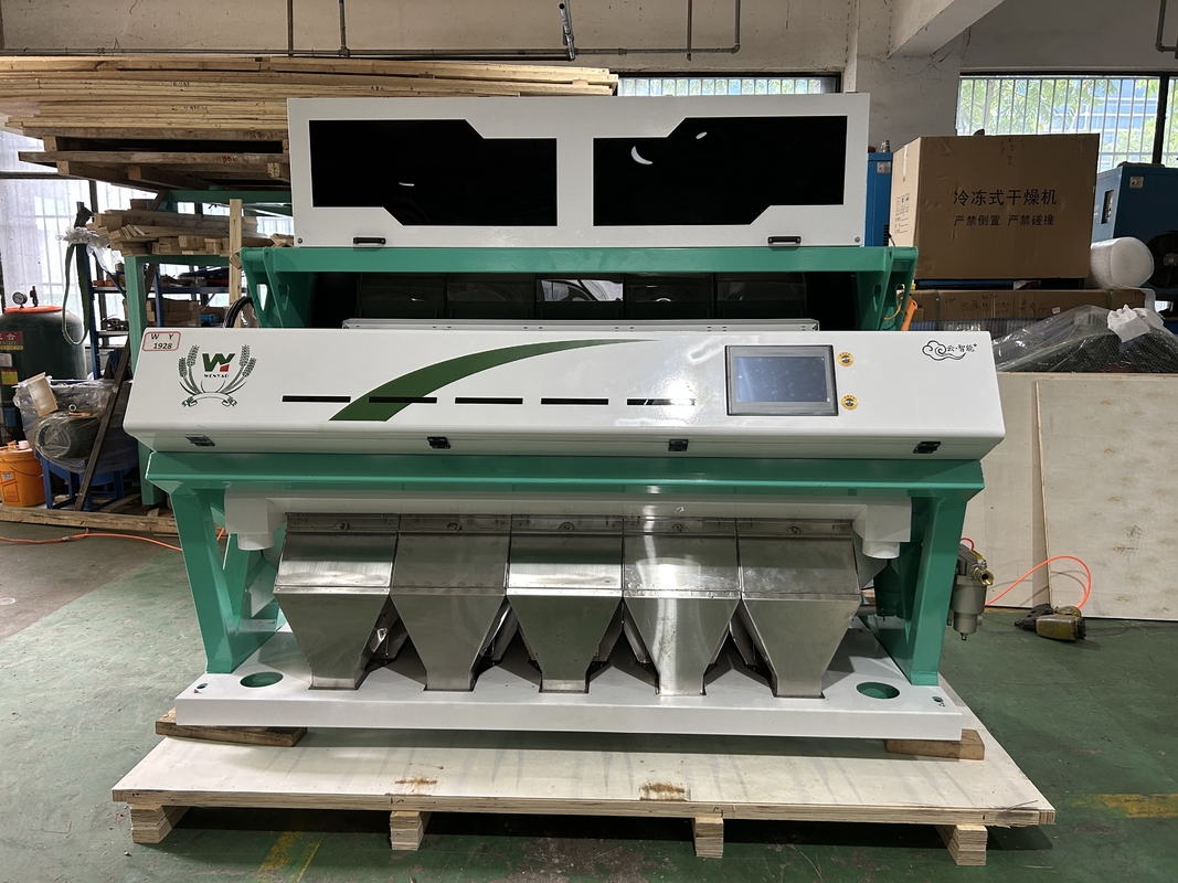 Η Αμερική Intelligent Chip WYCS5-320 Wheat Color Sorter 0,6-2,5 τόνους/ώρα Μηχανή διαλογής