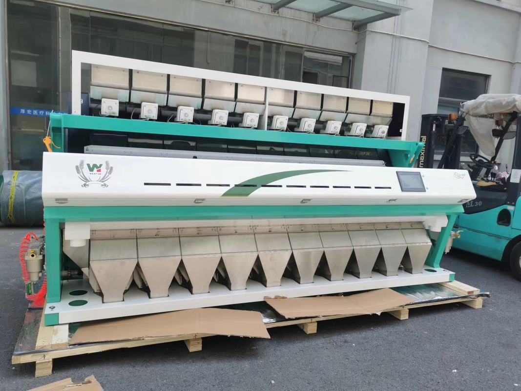 Έξυπνη μηχανή διαλογής χρωμάτων LDPE PP HDPE πλαστικών κόκκων για διαλογή ζώων