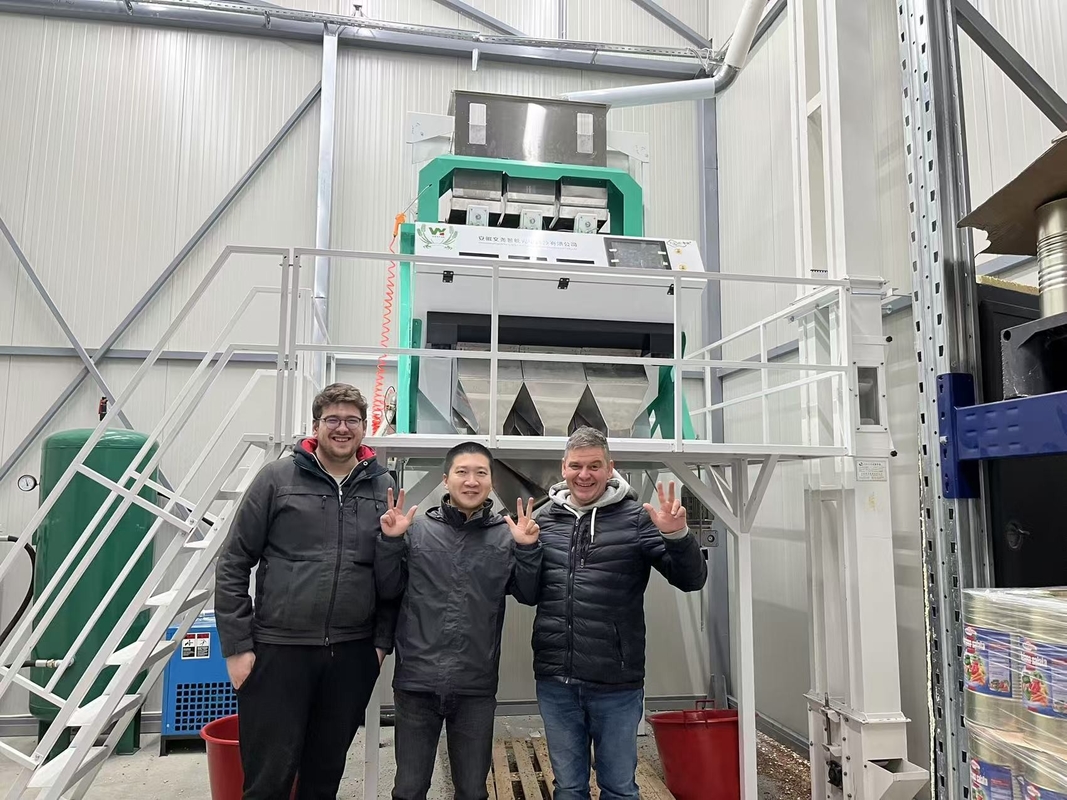 3 Στρώσεις 192 Διάδρομοι 1000kg/h Δυνατότητα Διαλογή χρωμάτων για ρύζι