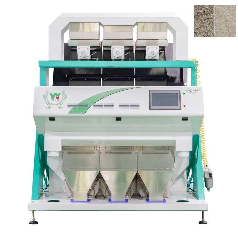 3 Στρώσεις 192 Διάδρομοι 1000kg/h Δυνατότητα Διαλογή χρωμάτων για ρύζι