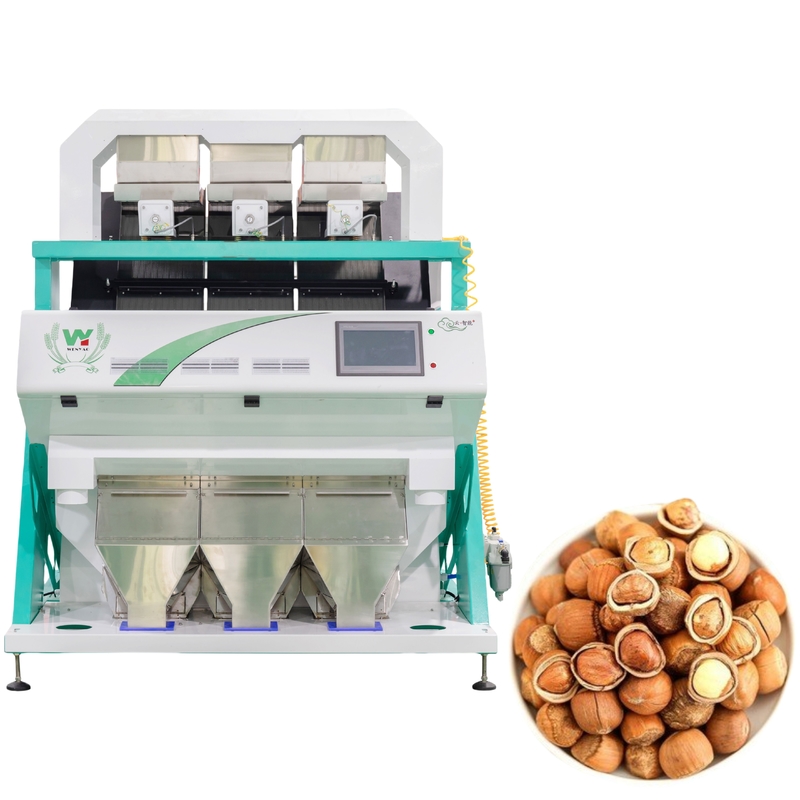 Χρώμα Wenyao Hazelnut Color Sorter CCD Camera Nuts Εξοπλισμός διαλογής χρωμάτων