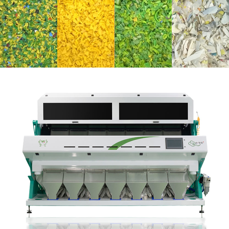 Wenyao Intelligent 7 Chute Color Selecting Machine Πλαστική συσκευή διαλογής χρωμάτων