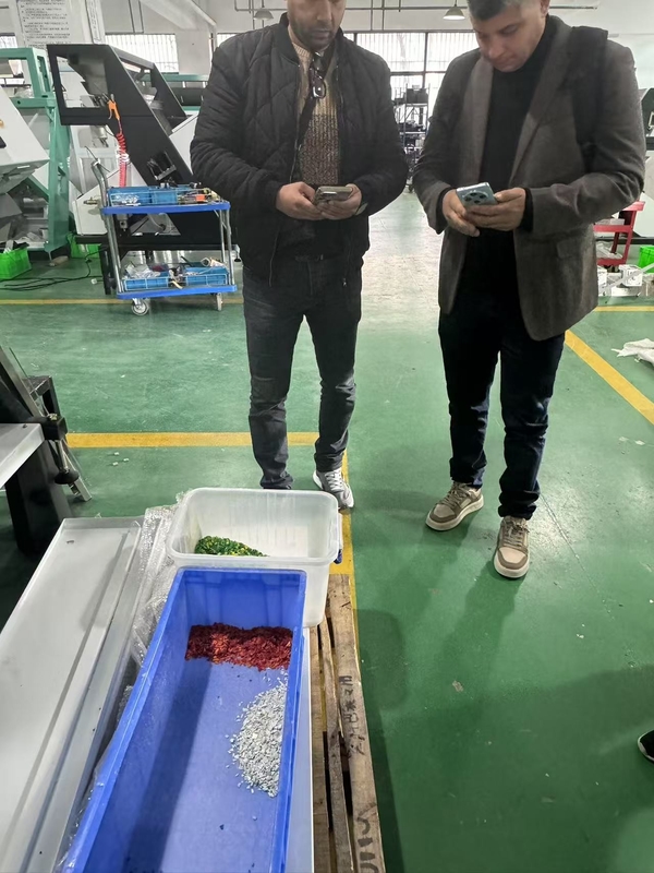 Μηχανή διαλογής χρωμάτων Wenyao PET PVC φλάκες πλαστικό διαλογιστής χρωμάτων κατά διαφορά χρώματος
