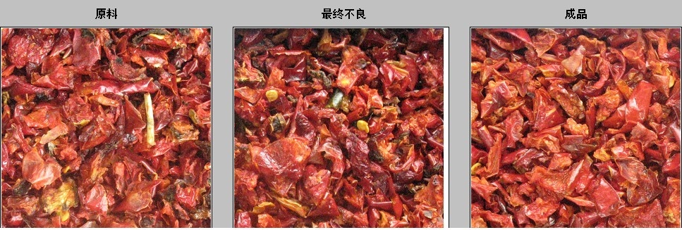 WENYAO ανοξείδωτο 304 Τροφίμων Chili ποικιλίες Διαχωρισμός Chili ποιοτικός έλεγχος Χρωματικός διαλογιστής για την κατάταξη κόκκινο τσίλι