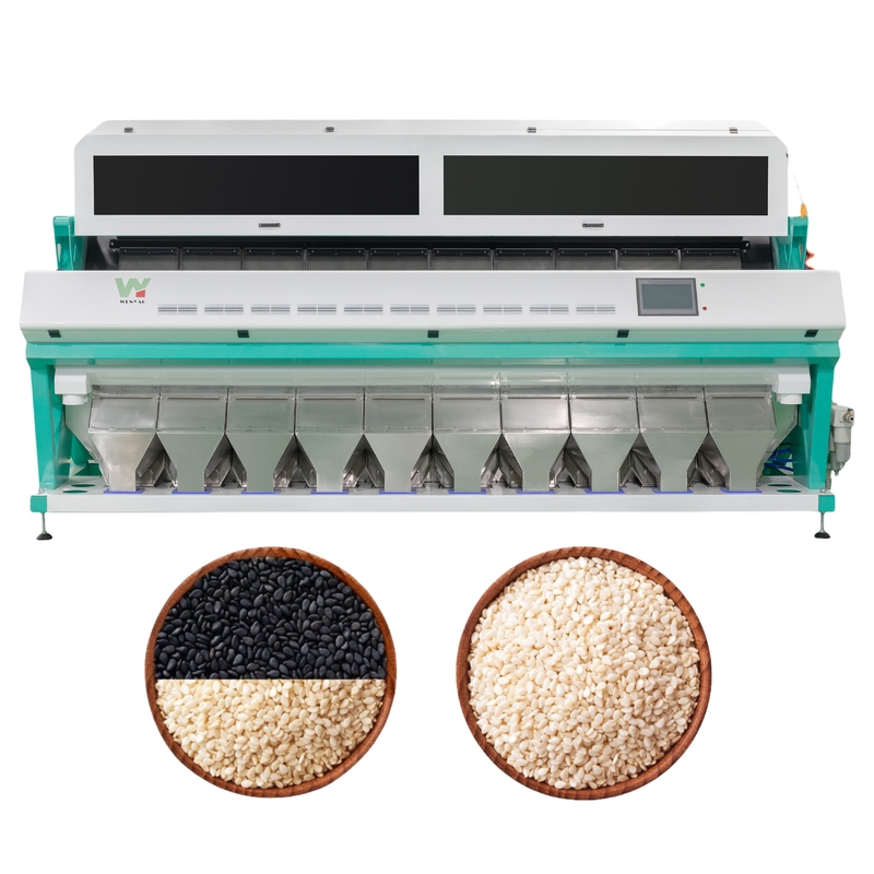 Wenyao 10 Chute Sesame Color Sorting Equipment Πολυλειτουργική μηχανή διαλογής χρώματος σιτηρών