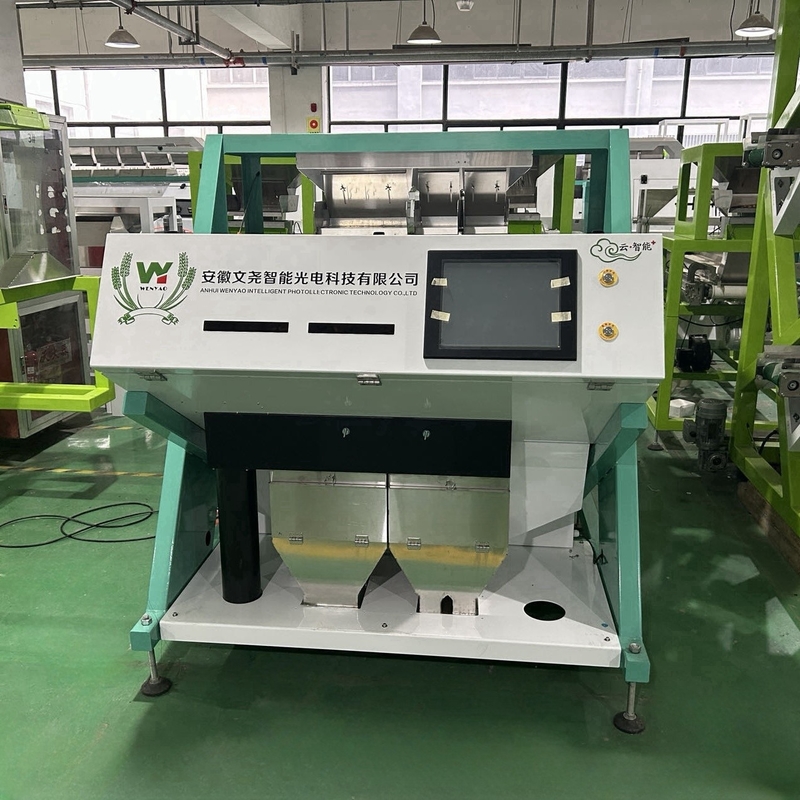 Επαγγελματική 2 Chute AI μάθηση Hazelnut Pistachio Nut Color Sorter Machine