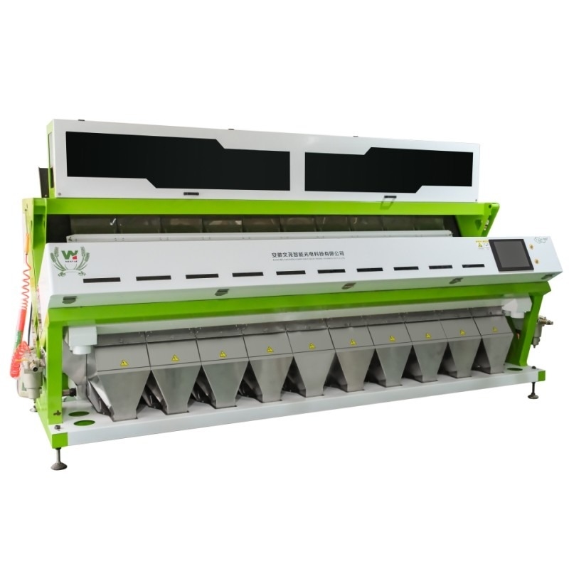 Wenyao 10 Chute High Technology AI Learning ABS PVC PET πλαστική μηχανή διαλογής χρωμάτων