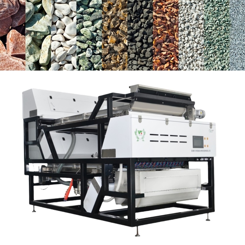 Wenyao Μεγάλη χωρητικότητα Ποτασίου Feldspar Color Sorter Κουάρτς πέτρα άμμος 10-20 τόνους ανά ώρα