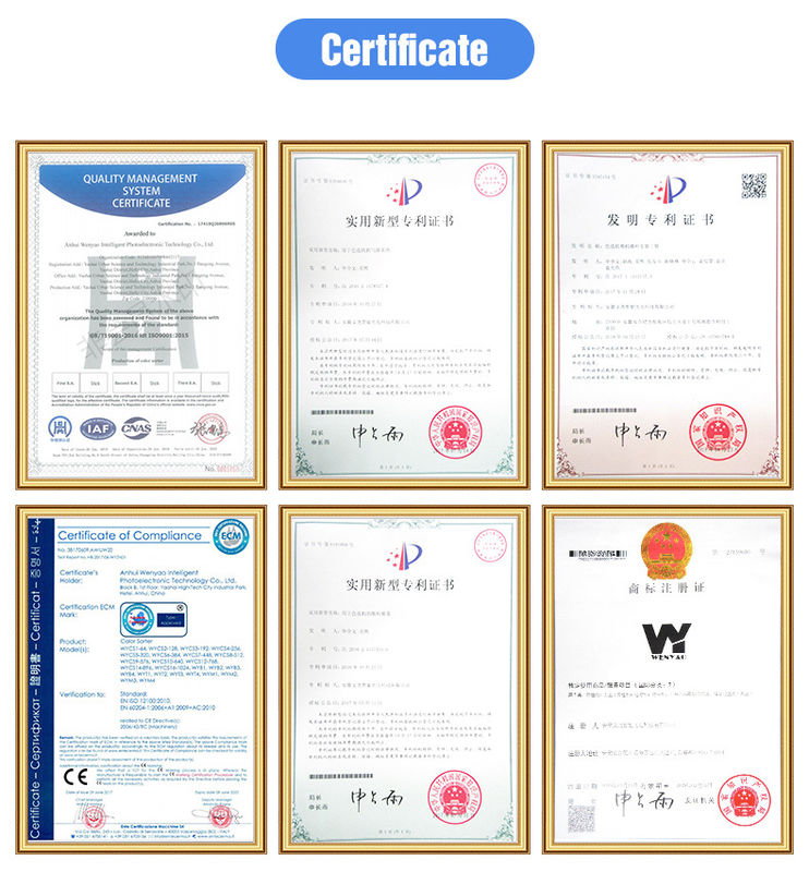 WENYAO Led Light Wheat Color Sorter Χαμηλή κατανάλωση ενέργειας Διαχωριστής σιτηρών