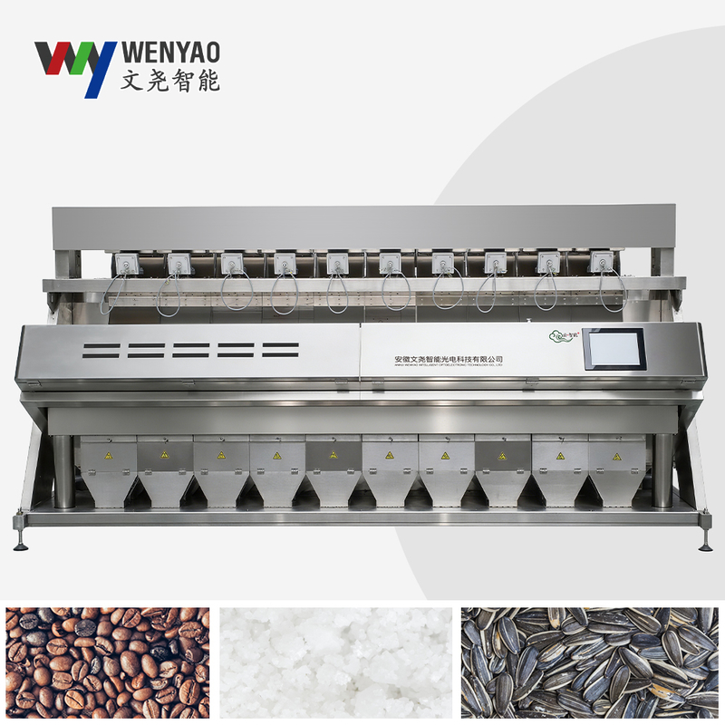Wenyao 10 Chute High Technology AI Learning ABS PVC PET πλαστική μηχανή διαλογής χρωμάτων