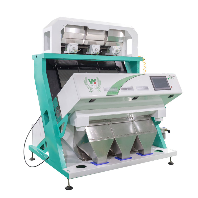 Powered Color Sorter for Peanuts Almonds Walnuts Intelligent Color Sorting Machine With High Accuracy