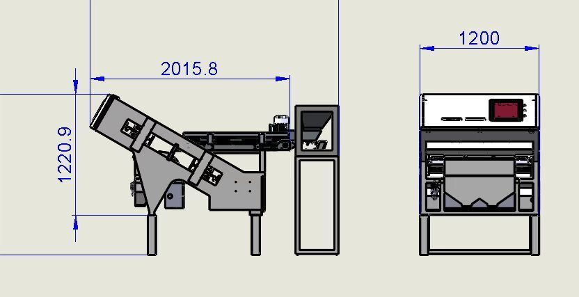 Wenyao 2025 Νεότερη Μηχανή Διαλογής Χρωμάτων για Φράουλες και Μύρτιλα Δύο Ζωνών Ευρείας Χαμηλής Ταχύτητας, Αντιθραυσματική, Αυτόματη Μηχανή Διαλογής Χρωμάτων για Κεράσια Καφέ