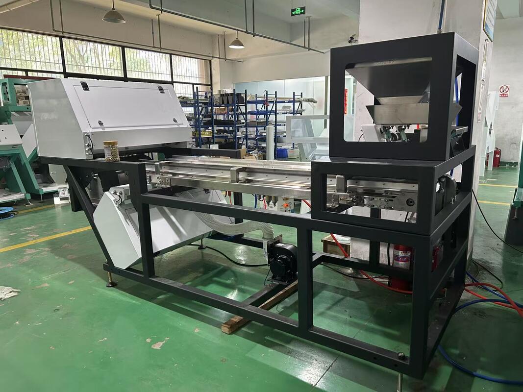 Pixel WENYAO CCD Optical Peeled Garlic Peanut Macadamia Nuts Pistachio Unpeeled Garlic Colour Sorting Machine