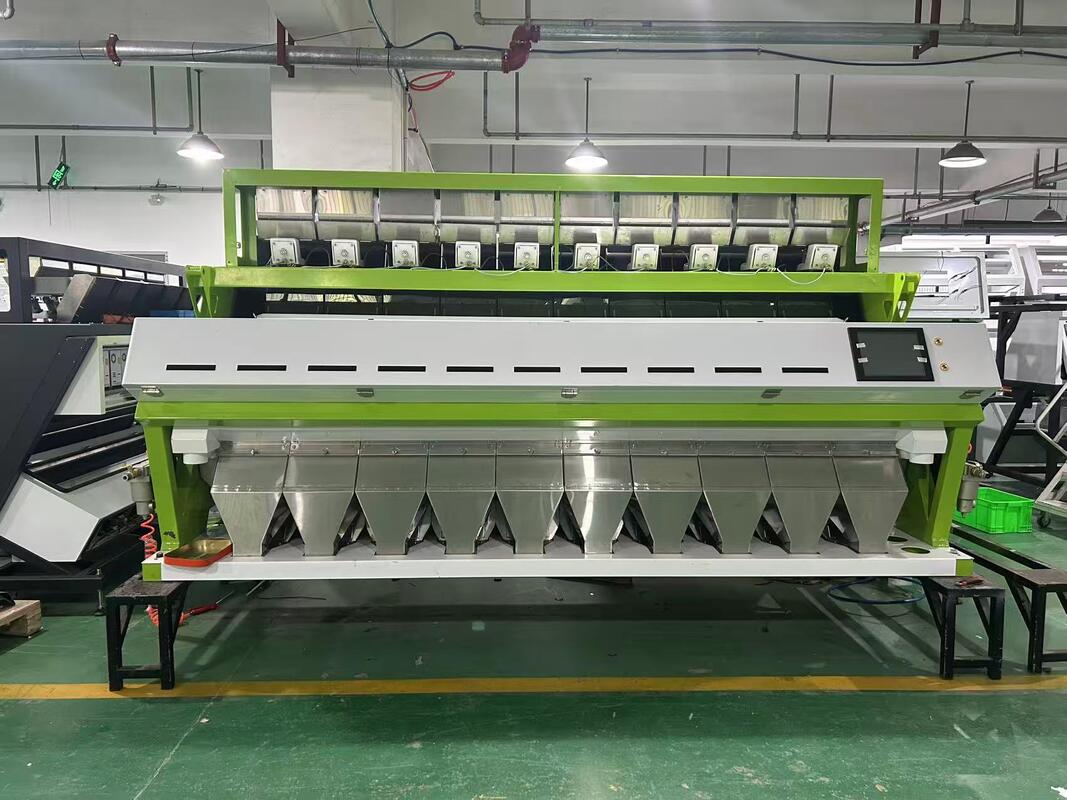 Wenyao 10 Chute 640 Channels Μηχάνημα Διαλογής Χρώματος Μεγάλης Χωρητικότητας για Φασόλια, Φασόλια Mung, Φασόλια Kidney, Οπτικός Διαλογέας για Διαλογή Ξηρών Καρπών