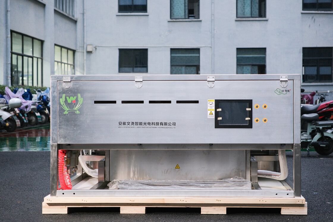 Διαλογέας χρώματος μούρων κέδρου Wenyao, φαρδύς ιμάντας, ανοξείδωτο ατσάλι, μηχανή διαλογής χρώματος βατόμουρου, φράουλας, σμέουρου, εργοστασιακή τιμή με πιστοποιητικό CE, τηλεχειριστήριο