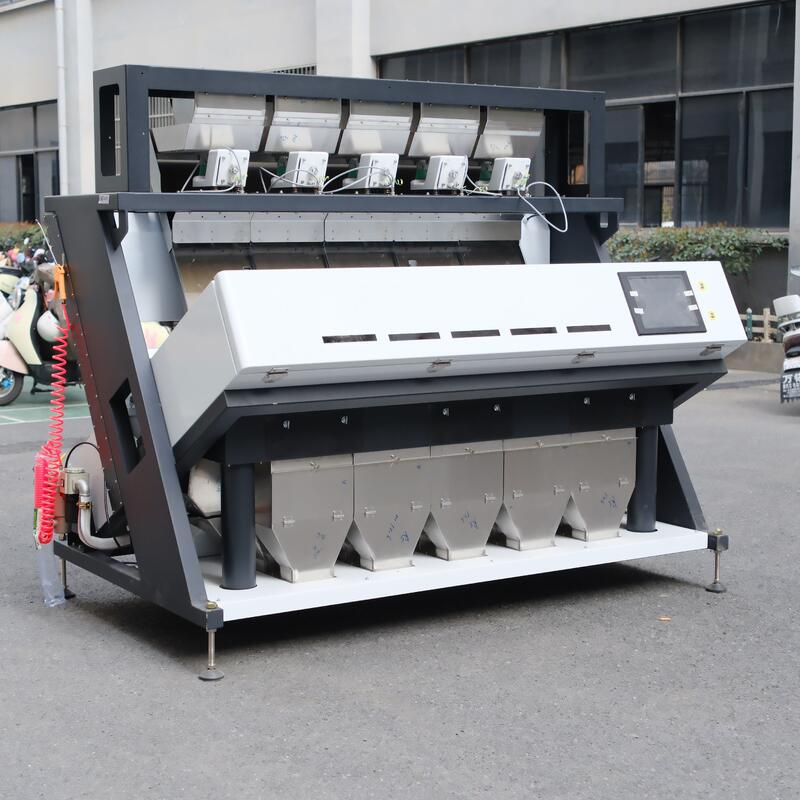 Wenyao 5 Chute Intelligent Optical Sorter Αυτοματοποιημένη συσκευή διαλογής χρώματος καρυδιού Kernel και Shell Pine Nut Color Sorter Machine