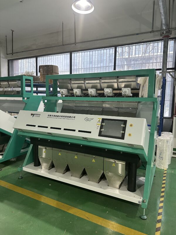 Wenyao 5 Chute Intelligent Optical Sorter Αυτοματοποιημένη συσκευή διαλογής χρώματος καρυδιού Kernel και Shell Pine Nut Color Sorter Machine