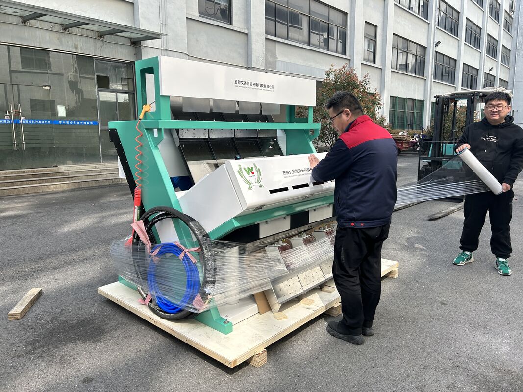 WENYAO Intelligent 4 Chutes Οπτική Σορτέτρια Χρώματος Σκότων Με υψηλή ακρίβεια και χωρητικότητα 2,-4 T / H Μηχανή Διαλογής Σίτου Ρίζι