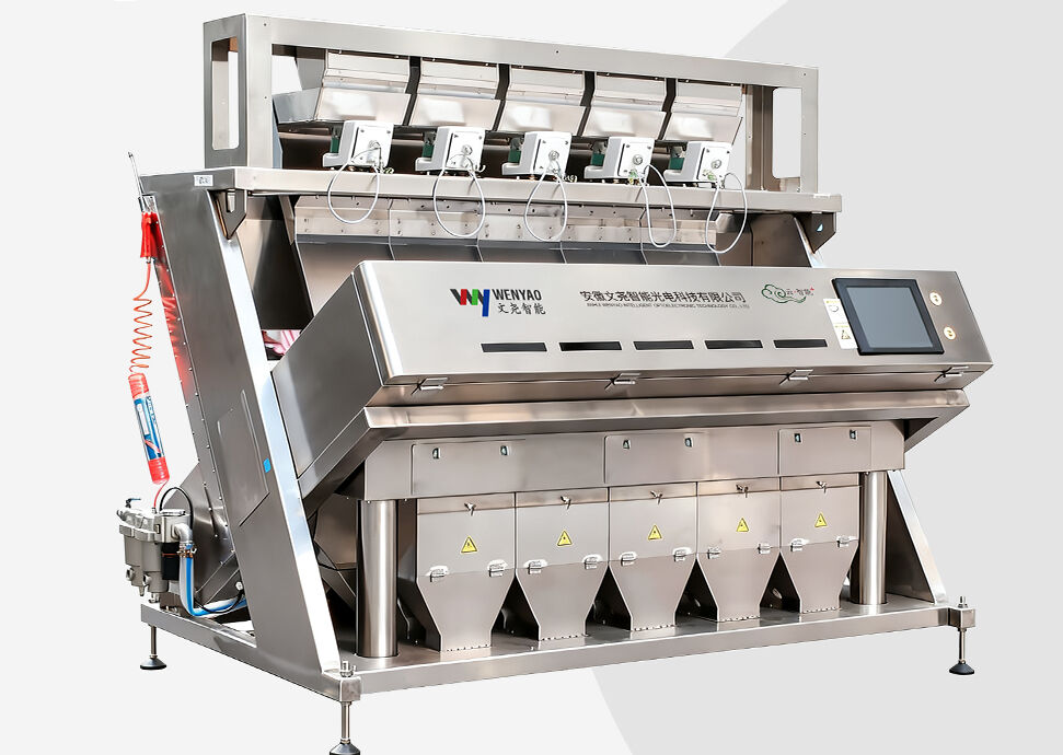 WENYAO Precision Plastic Color Sorter 99,99% ακρίβεια για μικροπλαστικά κόκκους CE πλαστική συσκευή διαλογής χρωμάτων