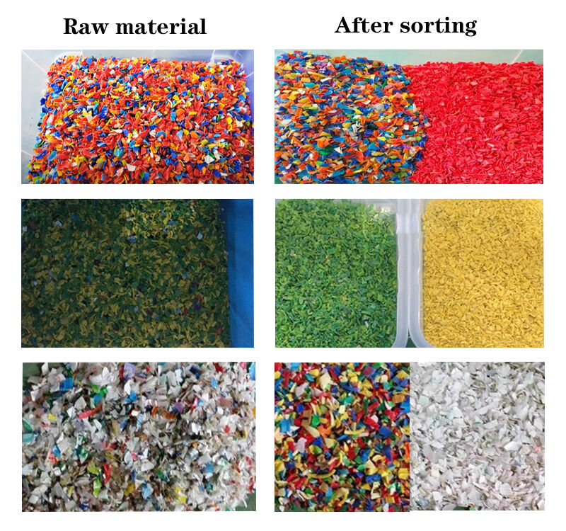 WENYAO Precision Plastic Color Sorter 99,99% ακρίβεια για μικροπλαστικά κόκκους CE πλαστική συσκευή διαλογής χρωμάτων