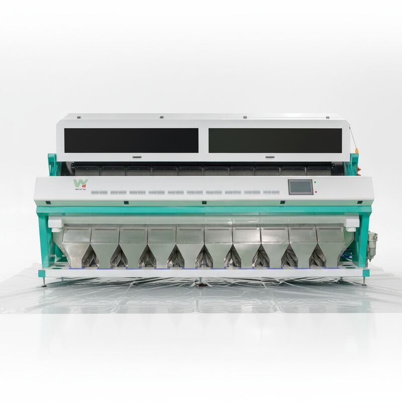 Wenyao High Sorting Accuracy ≥99.9% 10 Chutes (640 Channels) Full Color RGB CCD Sensor Color Sorter Machine
