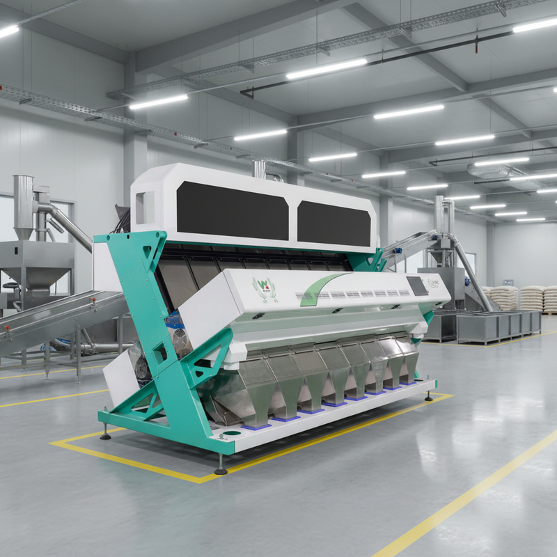 Wenyao Plastic Color Sorter Machine with 99.99% Sorting Accuracy 8 Chutes 512 Channels and Japan Toshiba CCD Sensor