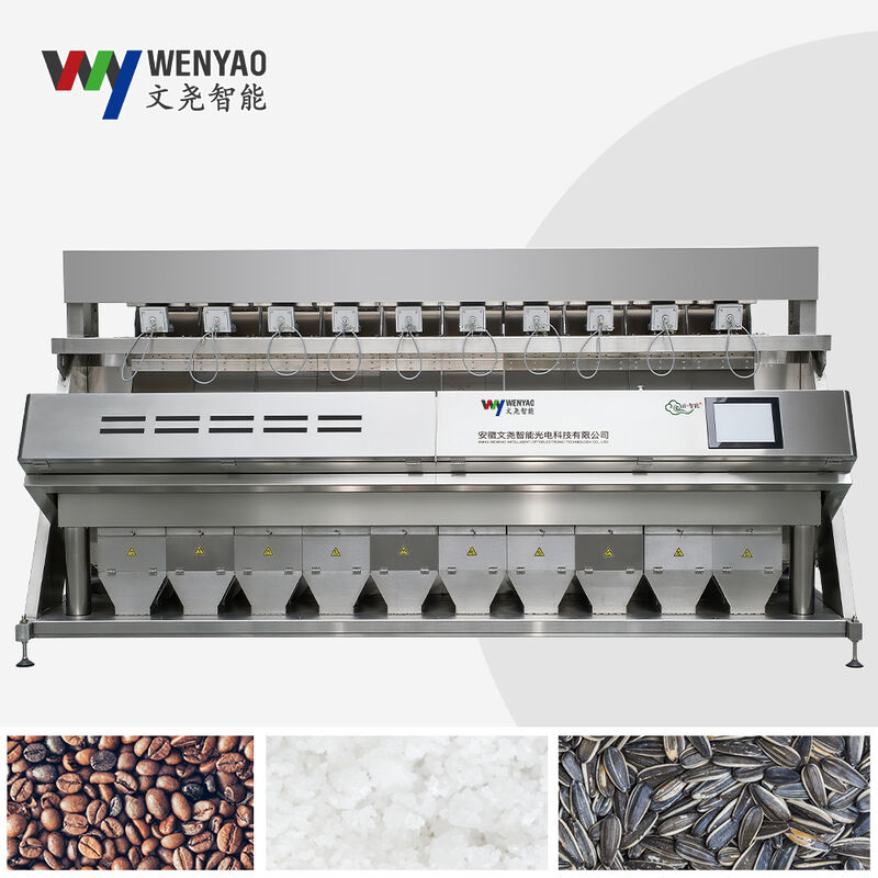 WENYAO 10 Chute High Capacity Rice Grain Cleaning & Grading Machine with Japan for CCD Sensor 0,999 Accuracy Εγγύηση 2 ετών