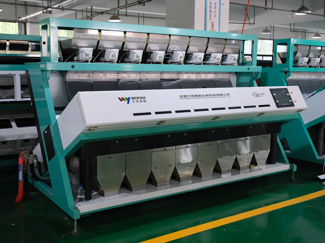 Wenyao 2026 AI Intelligent Hazelnuts Nut Color Sorting Machine με 99,95% ακρίβεια διαλογής και 12 ιντσών Flexem Touch Screen