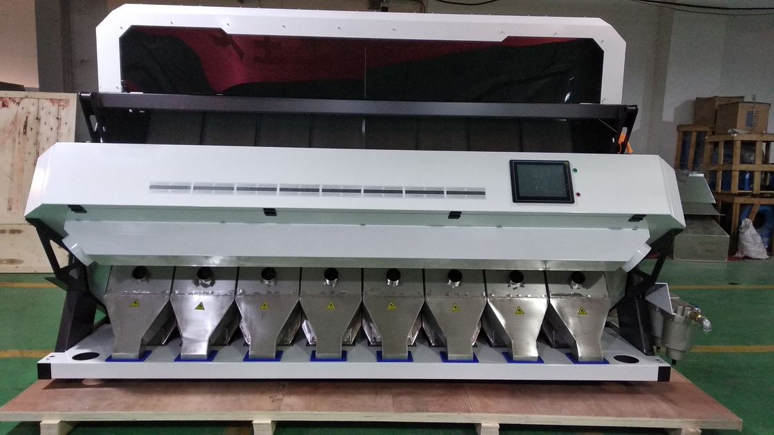 Υψηλή ρυθμοαπόδοση 8 διαλογέας χρώματος σίτου υδατοπτώσεων, ταξινομώντας μηχανή σίτου CCD