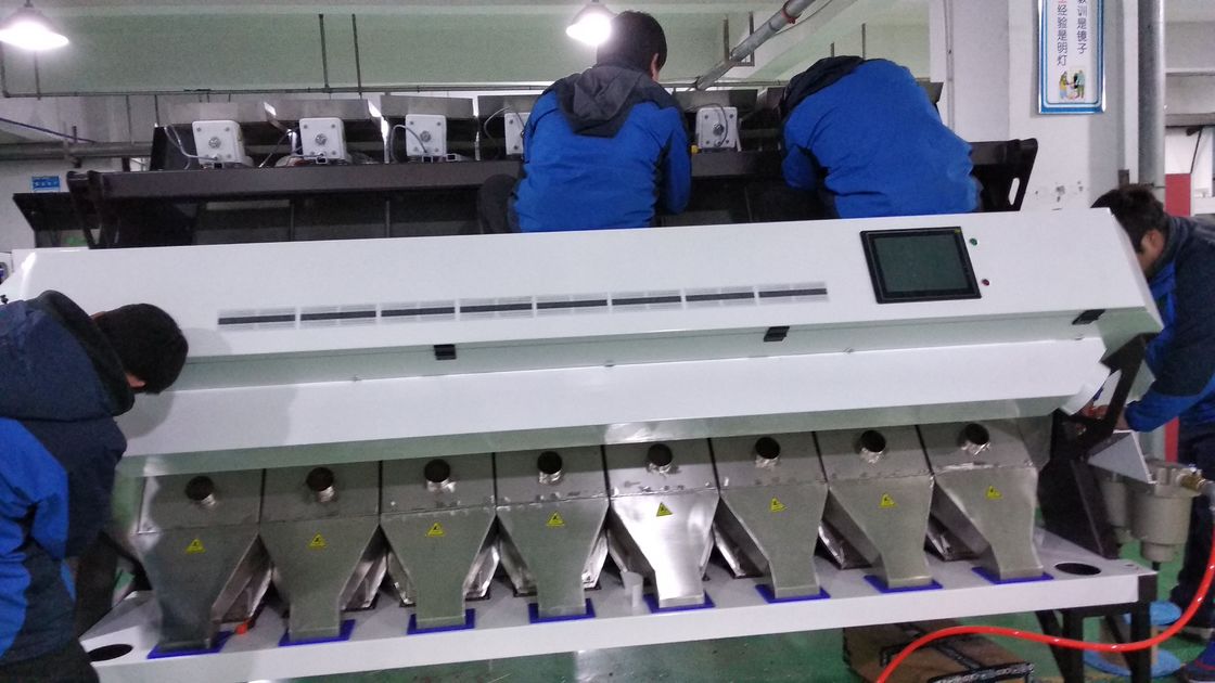 Υψηλή ρυθμοαπόδοση 8 διαλογέας χρώματος σίτου υδατοπτώσεων, ταξινομώντας μηχανή σίτου CCD