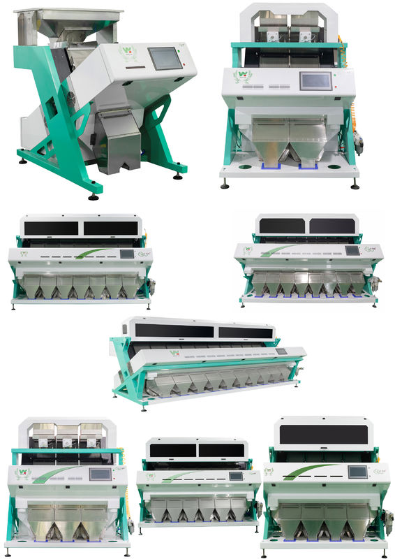 7T/H διαλογέας χρώματος καρυδιών, 7 υδατοπτώσεις 448 ταξινομώντας εξοπλισμός πεκάν καναλιών