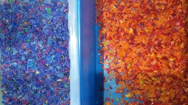 HDPE PVC της PET PP πλαστική μηχανή 5 διαλογέων χρώματος PE υδατοπτώσεις 320 κανάλια