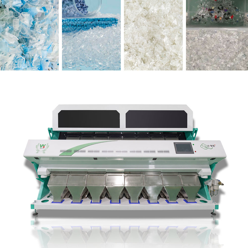 HDPE CP PVC PP της PET Wenyao πλαστικός διαλογέας 8 χρώματος υδατοπτώσεις 512 κανάλια