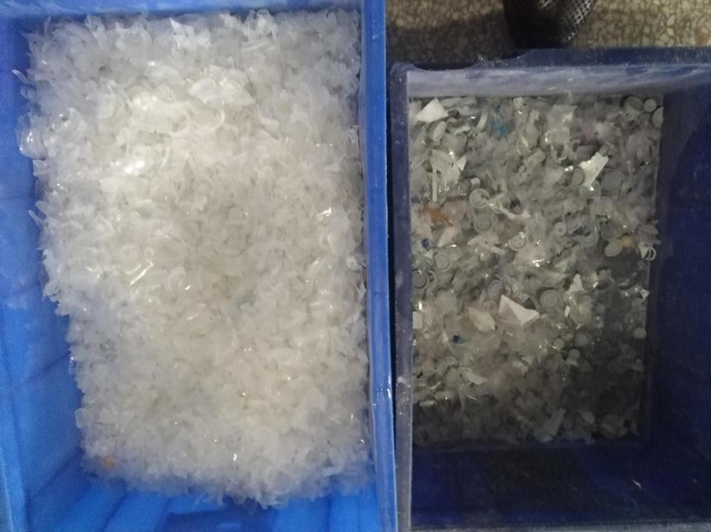 7 ταξινομώντας μηχανή χρώματος νιφάδων ABS PVC υδατοπτώσεων φτηνότερη PP Pet για την πλαστική γραμμή ανακύκλωσης