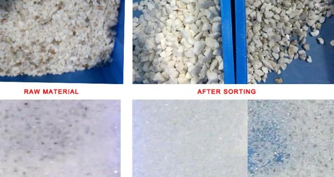 Μηχανή διαλογής χρωμάτων 220V / 50Hz Wenyao για καφέ φασόλι κεράσι 8