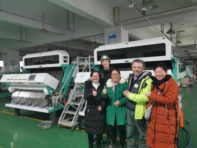 6 Ράβδοι Ευφυής οπτική κάμερα CCD PET PVC HDPE πλαστική συσκευή διαλογής χρωμάτων Wifi remote 11