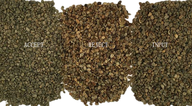 Wenyao 5 Chute Πολυλειτουργική Οπτική Μηχανή Διαλογής Χρώματος Καφέ 2