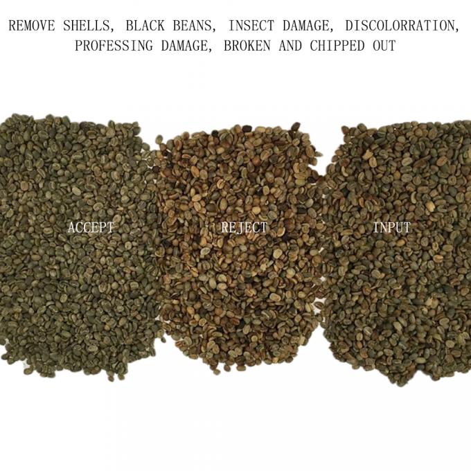 Κίνα Προσαρμοσμένη ασφάλεια τροφίμων οπτική συσκευή διαλογής χρωμάτων CCD μηχανή διαλογής χρωμάτων για κόκκους καφέ 3