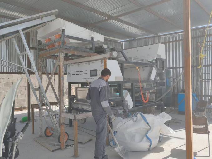 1200mm Ζώνη Αδιάβροχο από ανοξείδωτο χάλυβα Μηχανή διαλογής χρώματος ελιάς Παγωμένο διαλογιστή χρώματος φράουλας 12