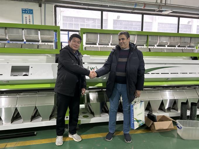 Μηχάνημα Διαλογής Χρώματος με Ιμάντα 1200MM για Σιτηρά Ορυκτών Ρυζιού με Ακρίβεια 99,99% 16