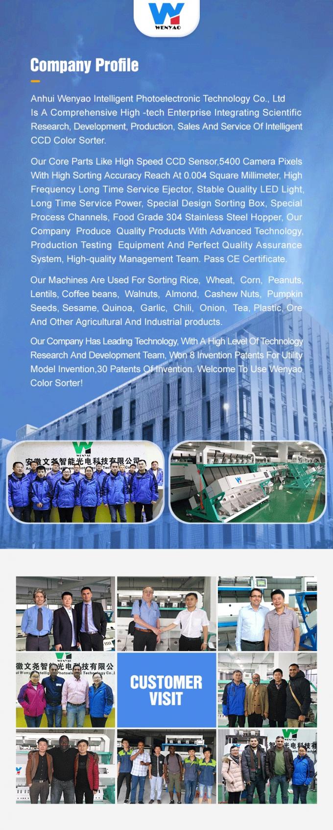 Αυτοματοποιημένη διάκριση χρωμάτων Wenyao Φρέσκο βατόμουρο Ζωνάβης Berries Color Sorter Machine 13